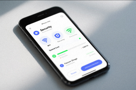 ShieldCheck app interface displaying security features