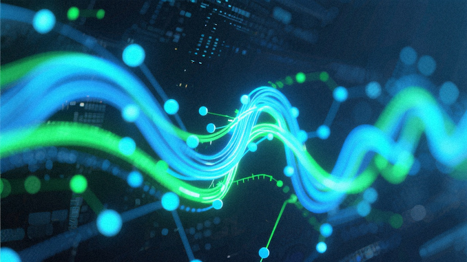 Graphic representing an optimized internet connection
